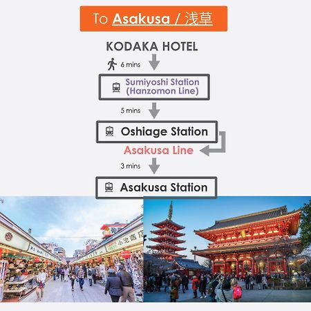 Kodaka Hotel Tokio Exterior foto